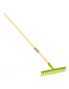 Rastrello 14 denti con manico in legno