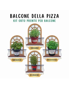 Balcone della Pizza_ Kit Orto Pronto_Orto sul balcone